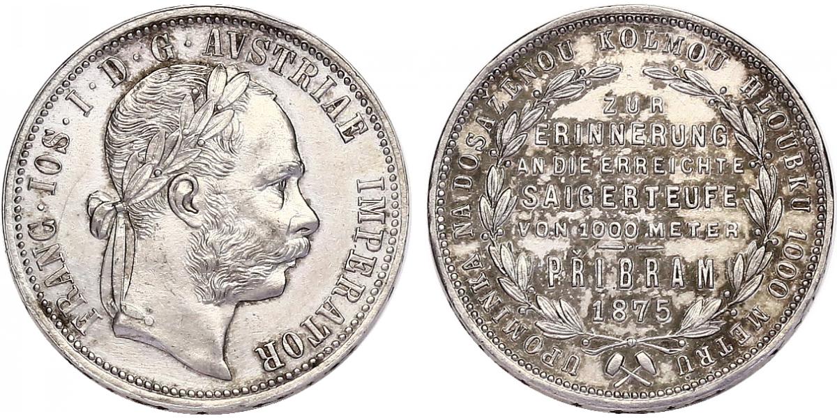 Lieblingsstück der Woche: Gulden 1875 - der sogenannte "Pribramgulden" - 