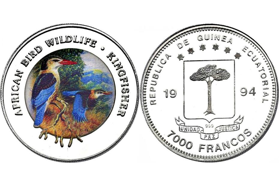 7000 Francos 1994 "Eisvogel" KM.98