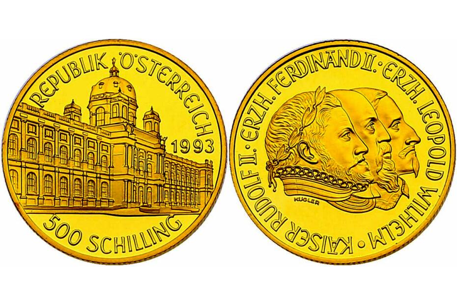 500 Schilling 1993 "Rudolf II." pp